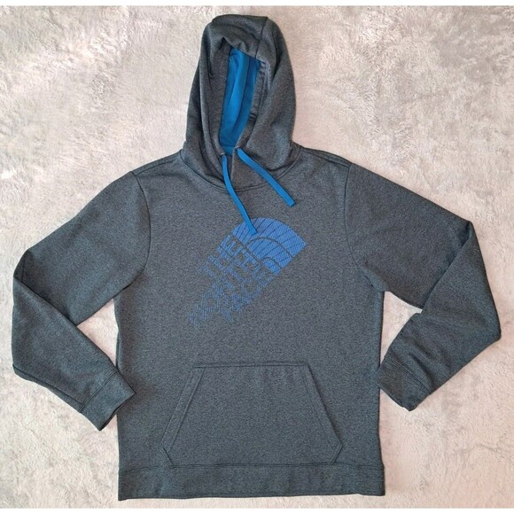 The North Face Men's Half Dome Pullover Hoodie  Blue & Gray Size Large - Picture 1 of 8